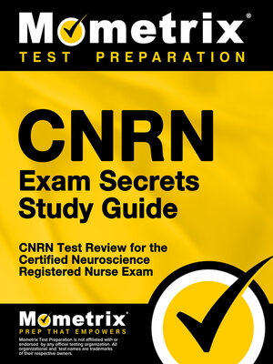 cover image of CNRN Exam Secrets Study Guide